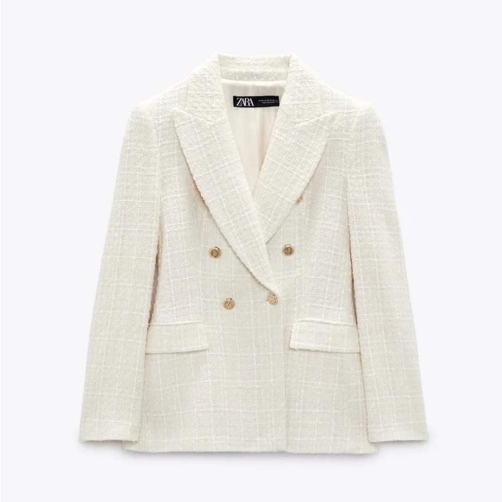 Zara Women's Elegant Cream Blazer